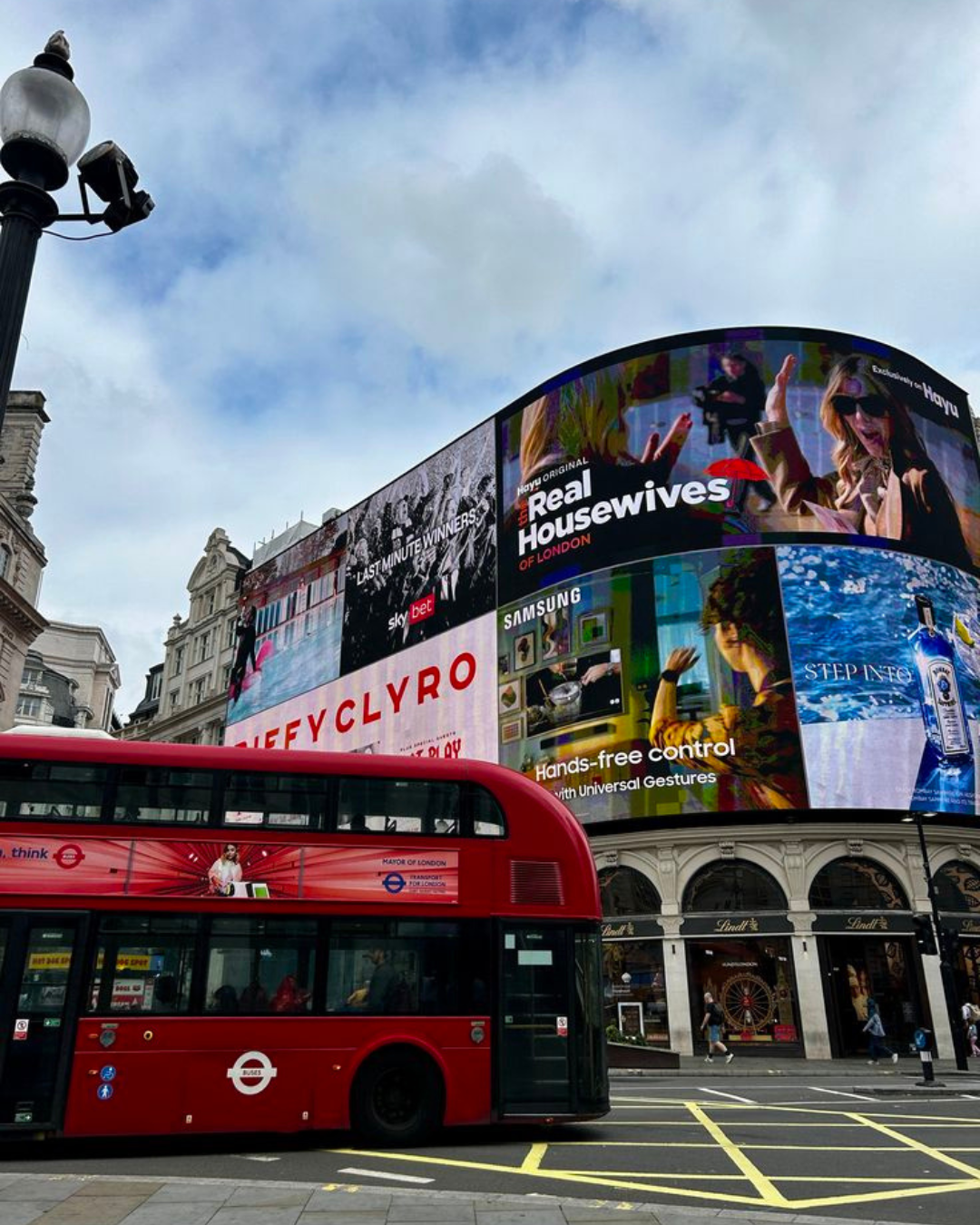 Trafalgar Square, Picadilly Circus e Oxford Street